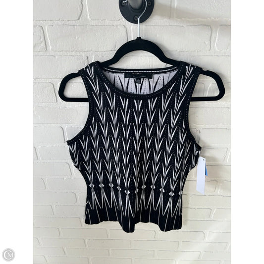 Vest Sweater By White House Black Market In Black & White, Size: M