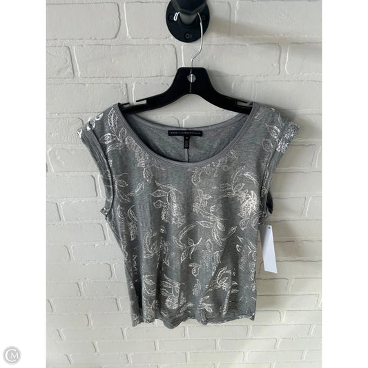 Top Sleeveless By White House Black Market In Grey & Silver, Size: M