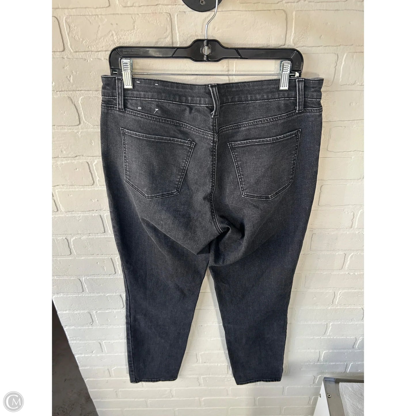 Jeans Skinny By Talbots In Black Denim, Size: 8