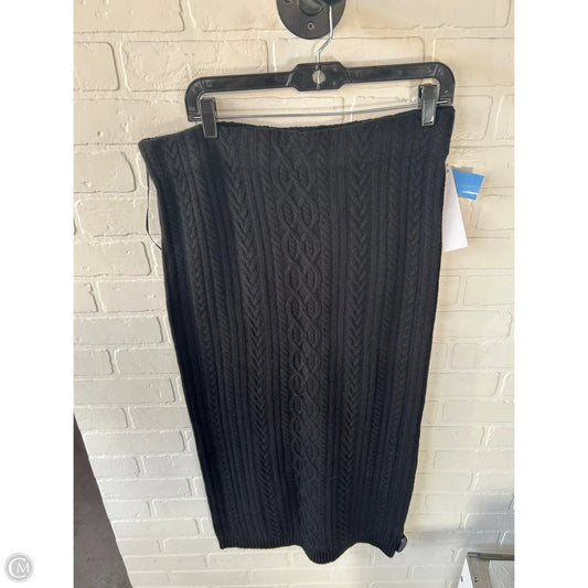 Skirt Maxi By Lauren By Ralph Lauren In Black, Size: 12