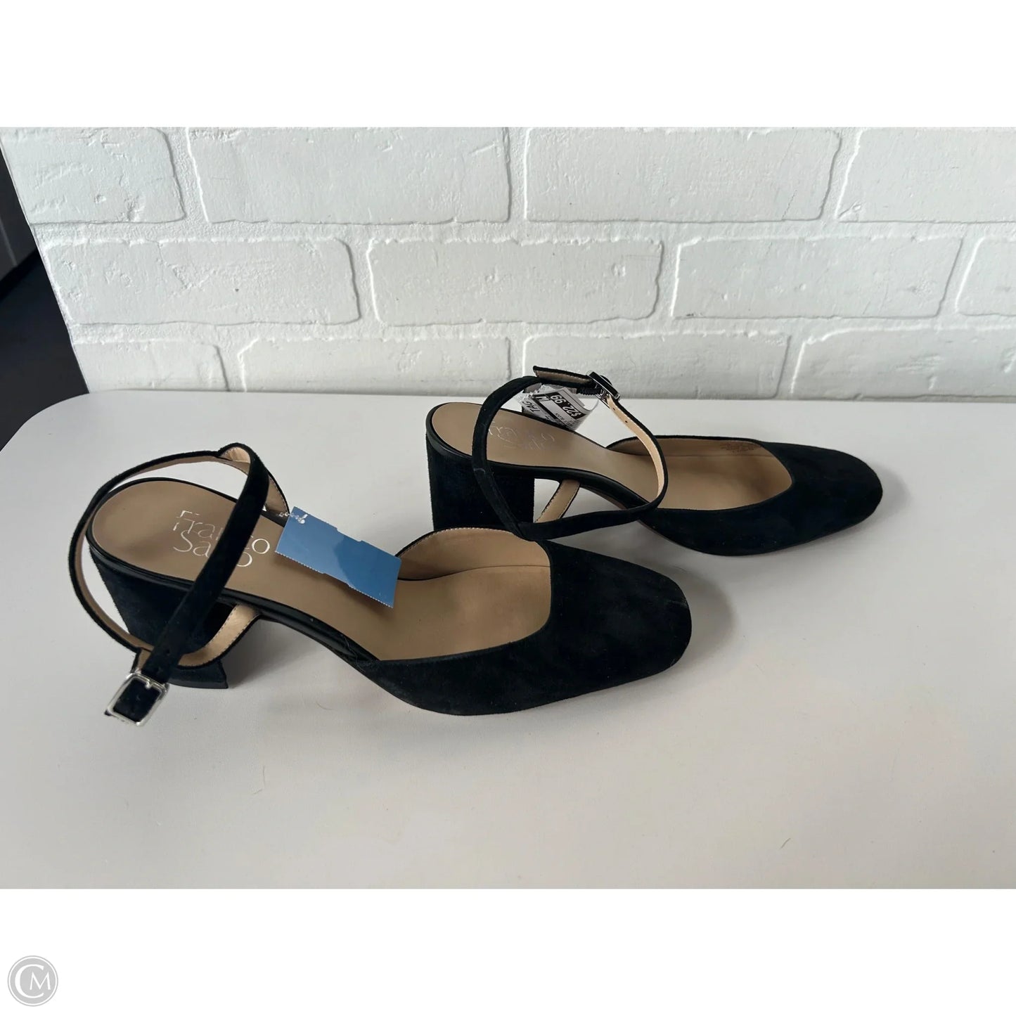 Shoes Heels Block By Franco Sarto In Black & Blue, Size: 10