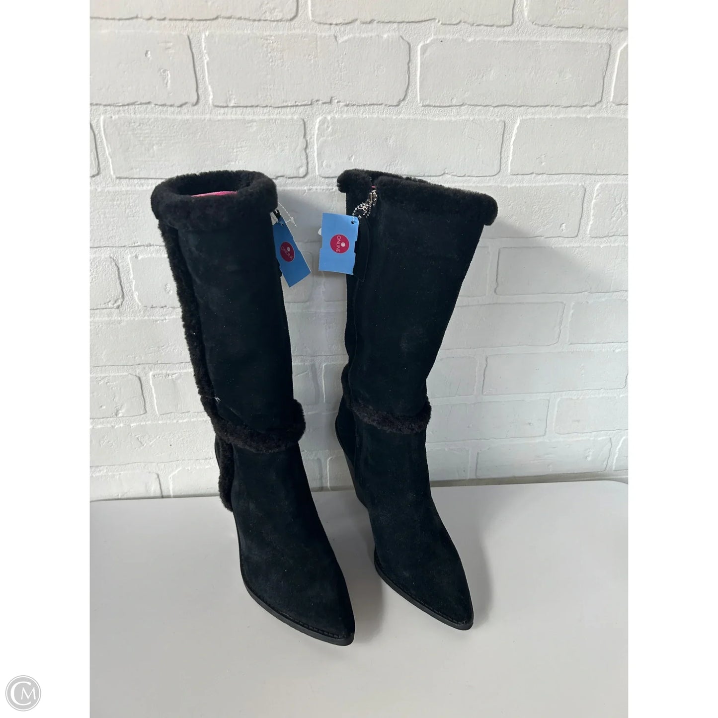 Boots Knee Heels By Sam Edelman In Black, Size: 9