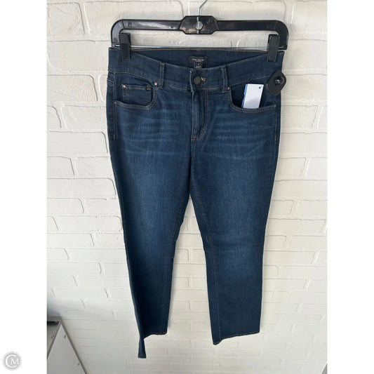 Jeans Straight By Ann Taylor In Blue Denim, Size: 2