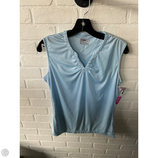 Athletic Top Short Sleeve By Clothes Mentor In Blue, Size: L