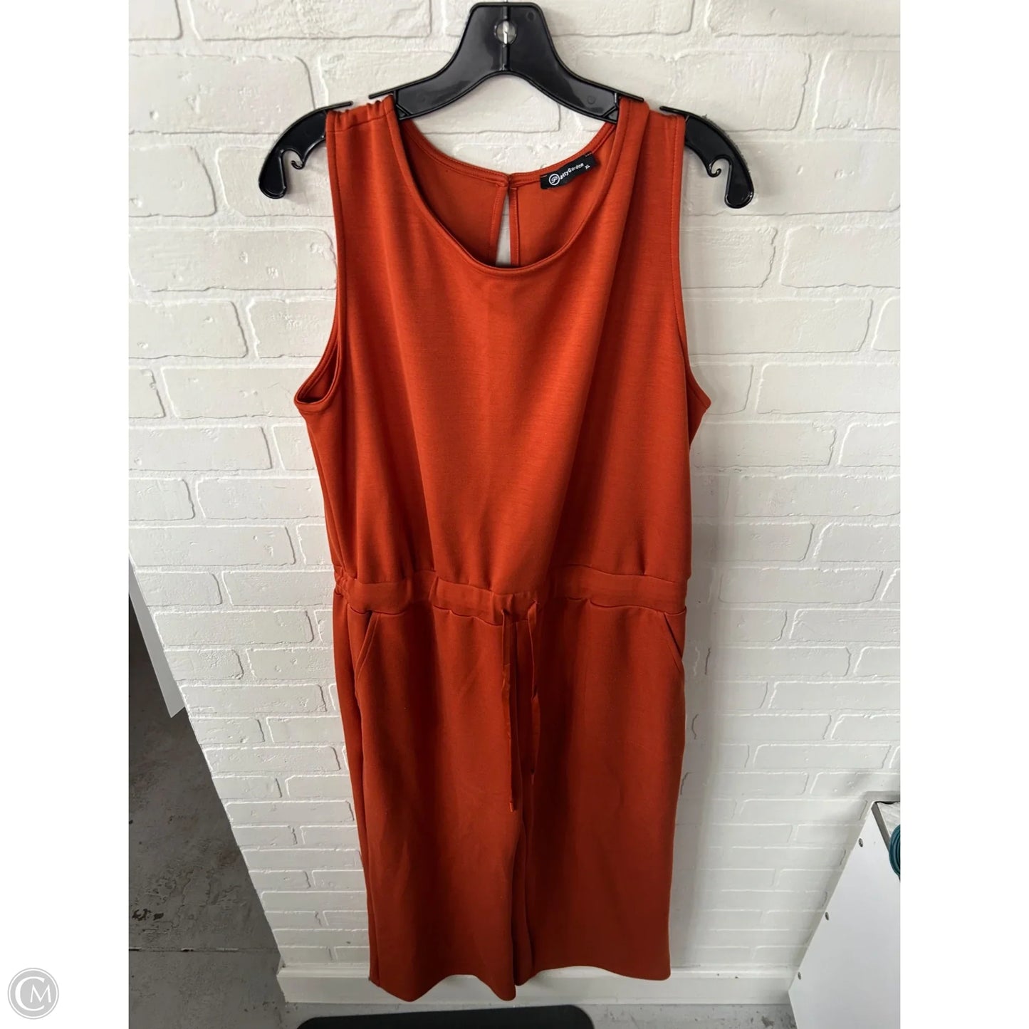 Jumpsuit By Prettygarden In Orange, Size: Xl