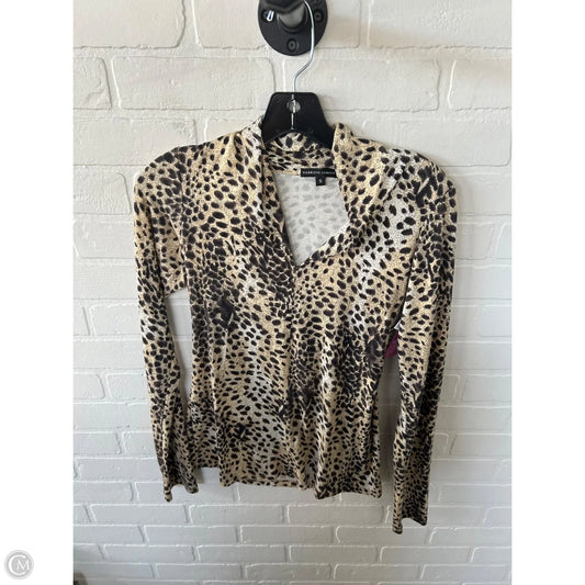 Top Long Sleeve By Clothes Mentor In Animal Print, Size: S