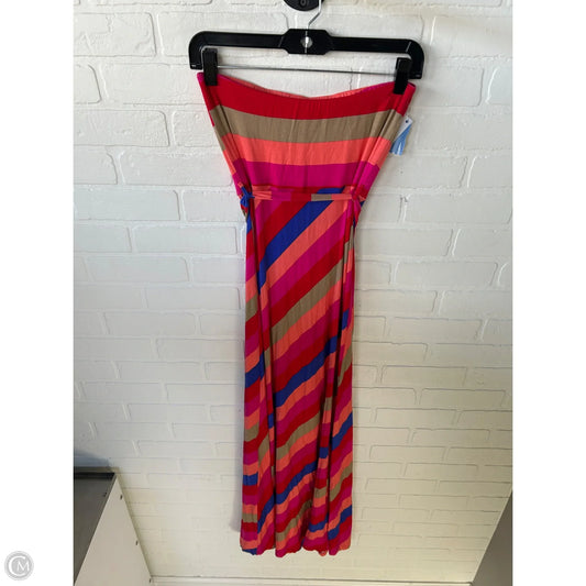 Dress Casual Maxi By Veronica M In Orange & Red, Size: S