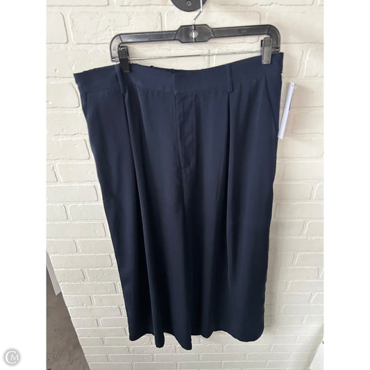Pants Wide Leg By Clothes Mentor In Navy, Size: 18