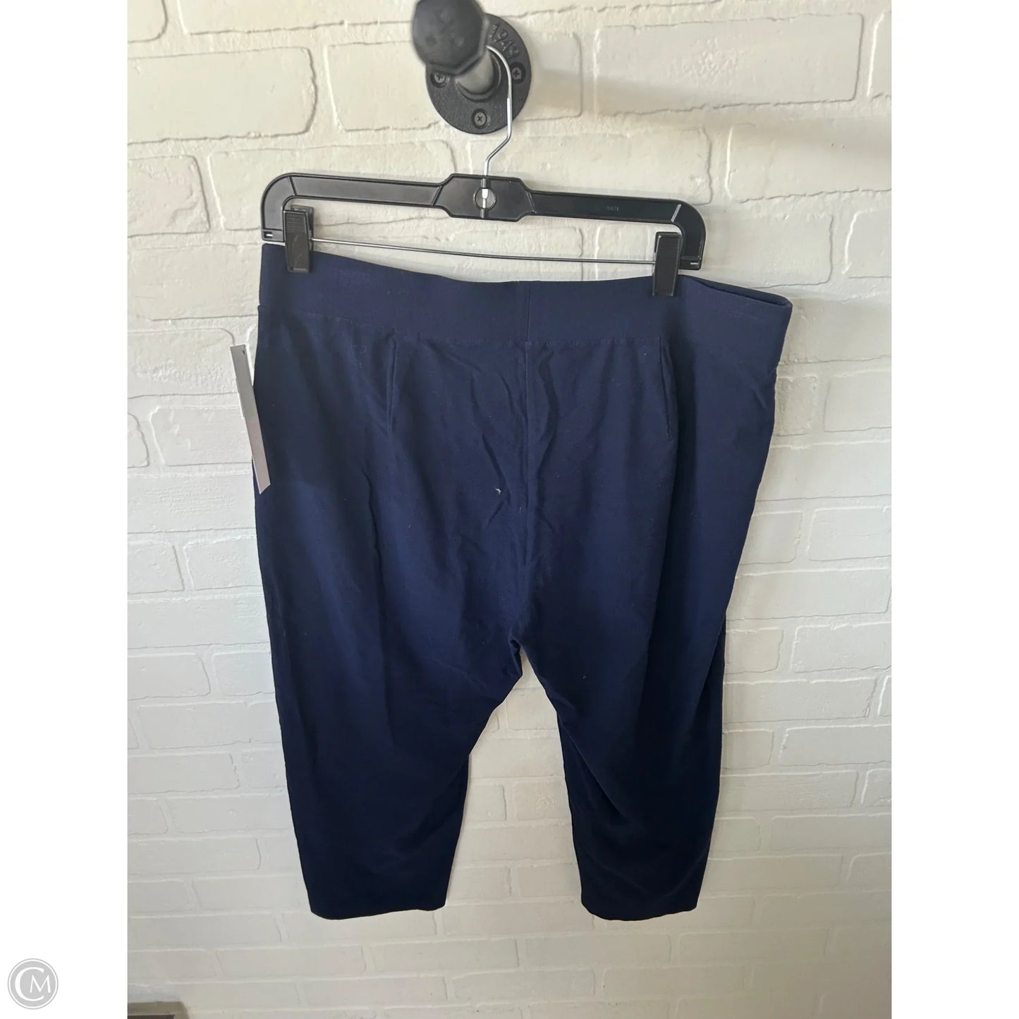 Capris By Eileen Fisher In Navy, Size: L