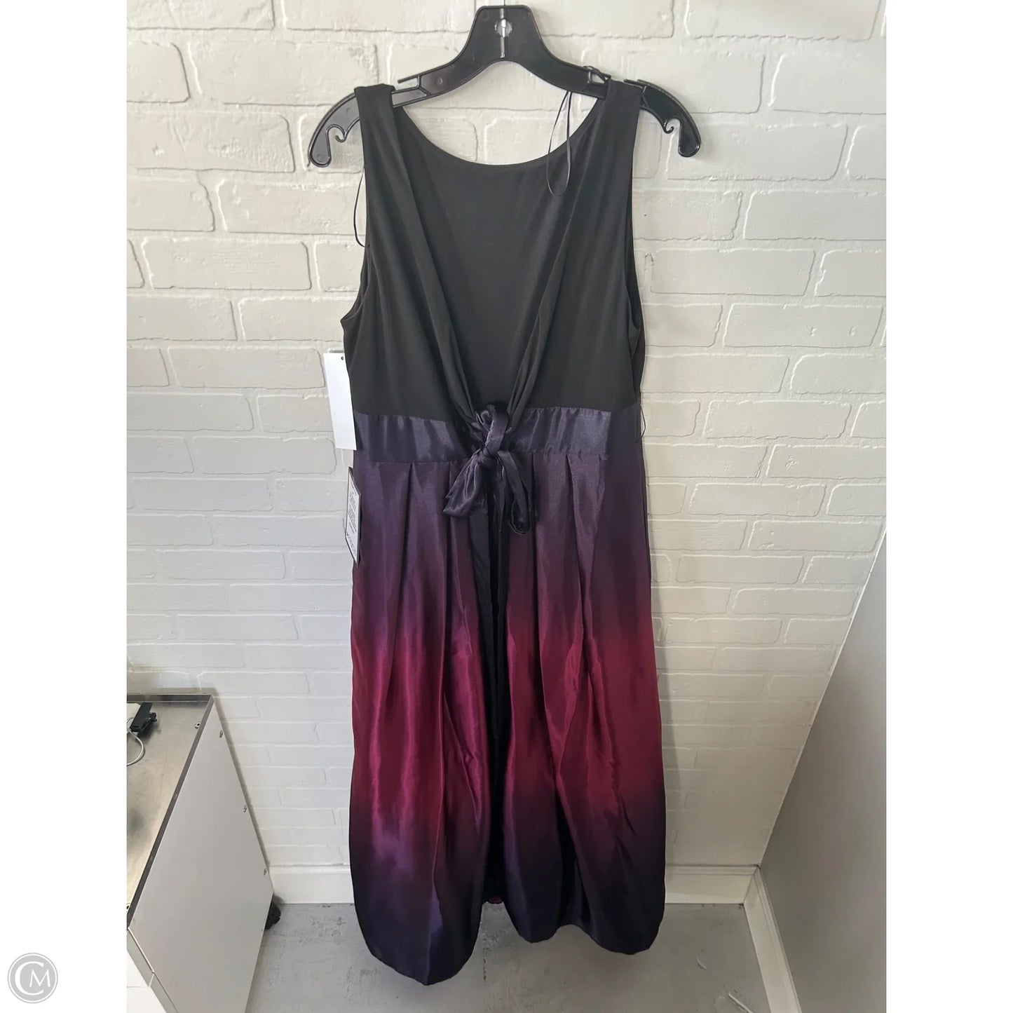 Dress Party Long By Cmb In Black & Purple, Size: Xl