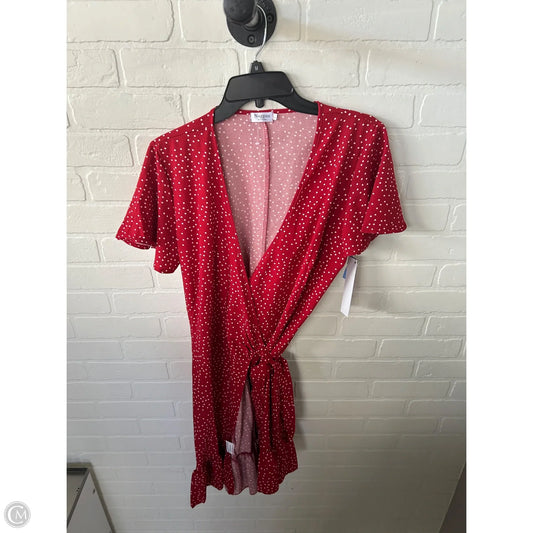 Dress Work By Cme In Red & White, Size: L