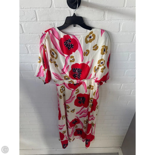 Dress Work By Cme In Cream & Pink, Size: L