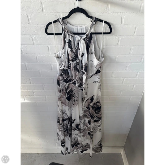 Dress Party Long By Eliza J In Grey & White, Size: Xl