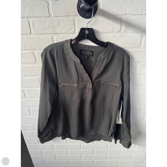 Top Long Sleeve By Sweet Wanderer In Green, Size: L