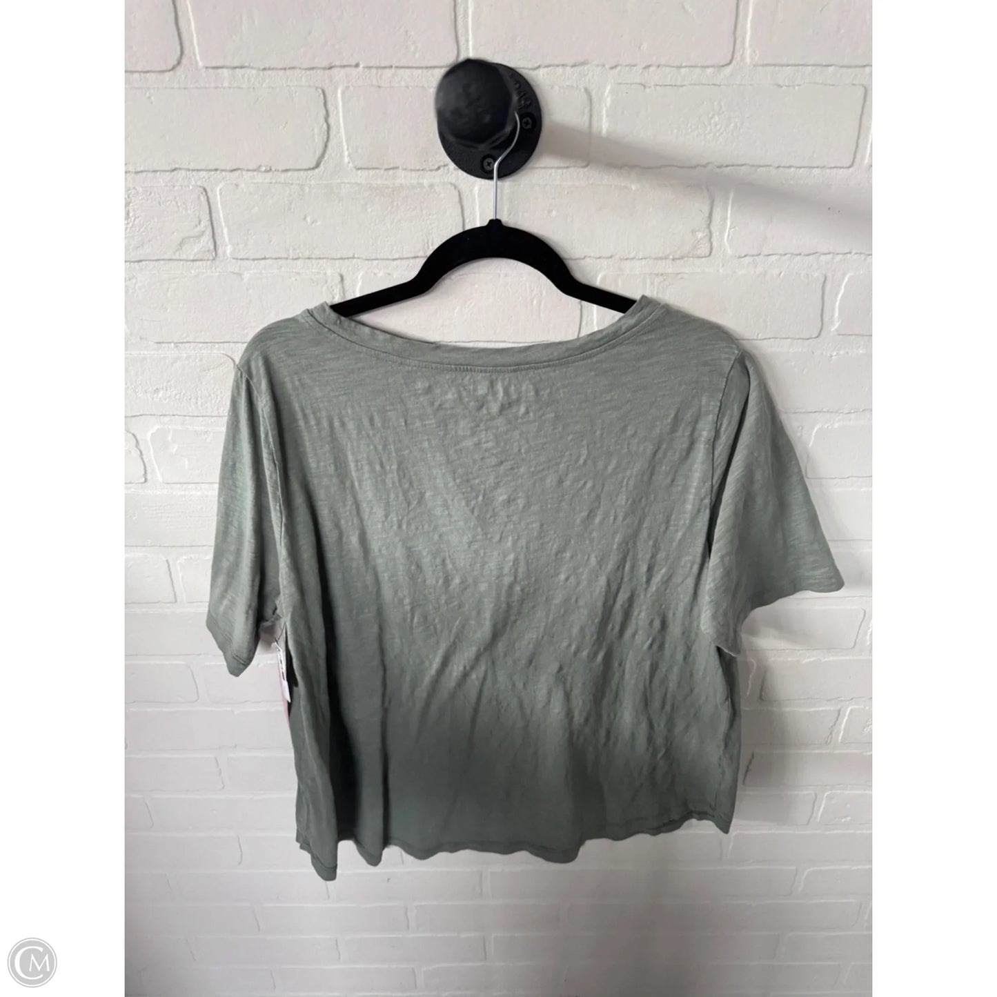 Top Short Sleeve Basic By Loft In Green, Size: Xxl