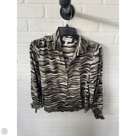 Blouse 3/4 Sleeve By Cloth & Stone In Green, Size: S