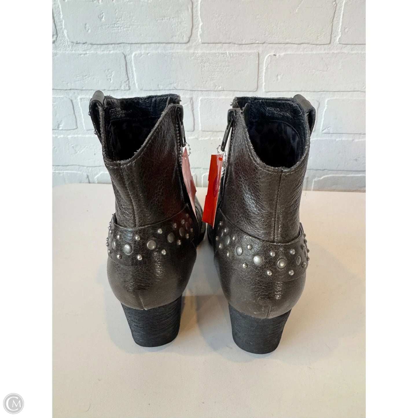 Boots Ankle Heels By Born In Green, Size: 8