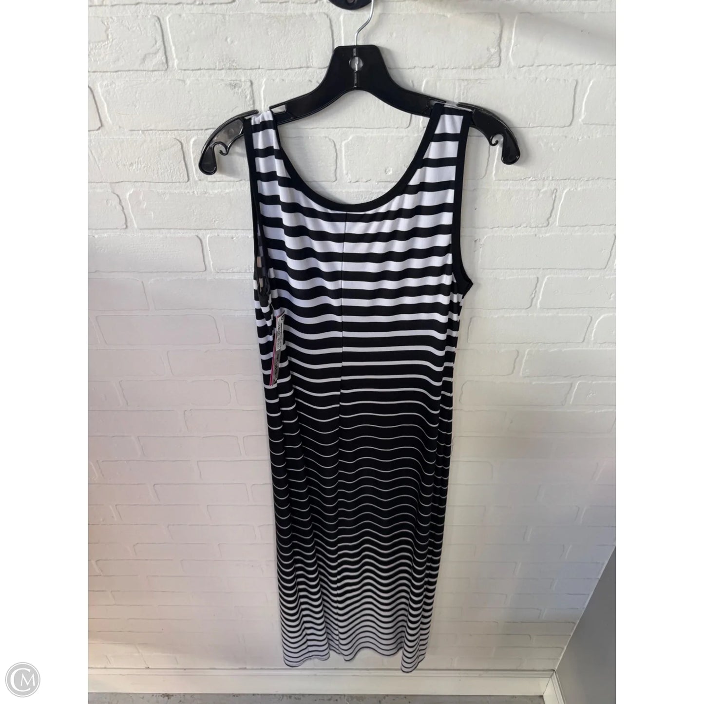 Dress Casual Maxi By Roz And Ali In Black & White, Size: Xlp