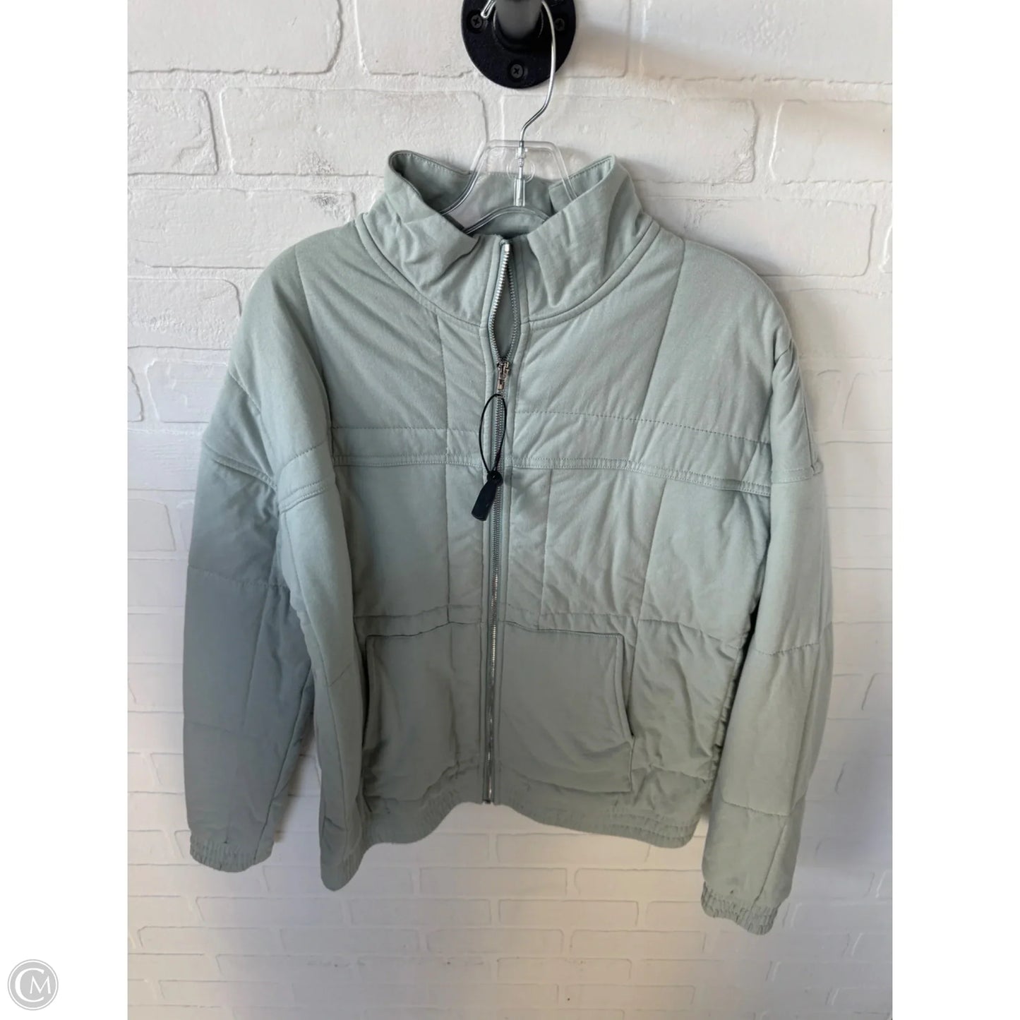 Athletic Jacket By Cmb In Green, Size: S