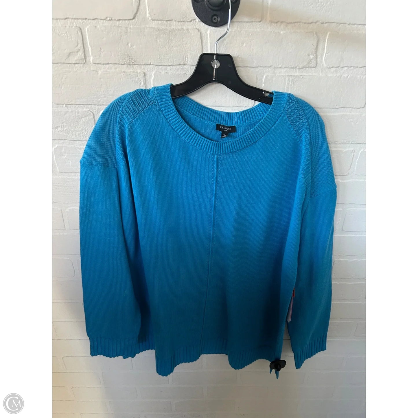 Sweater By Talbots In Blue, Size: Xlp