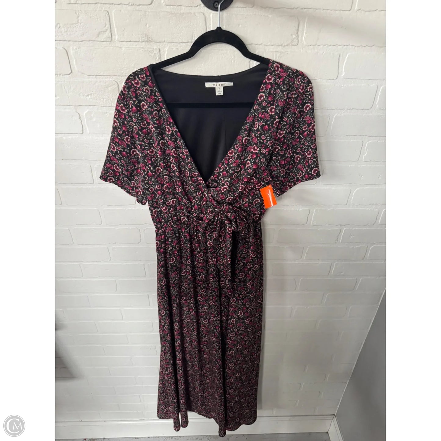 Dress Casual Maxi By Miami In Black & Red, Size: L