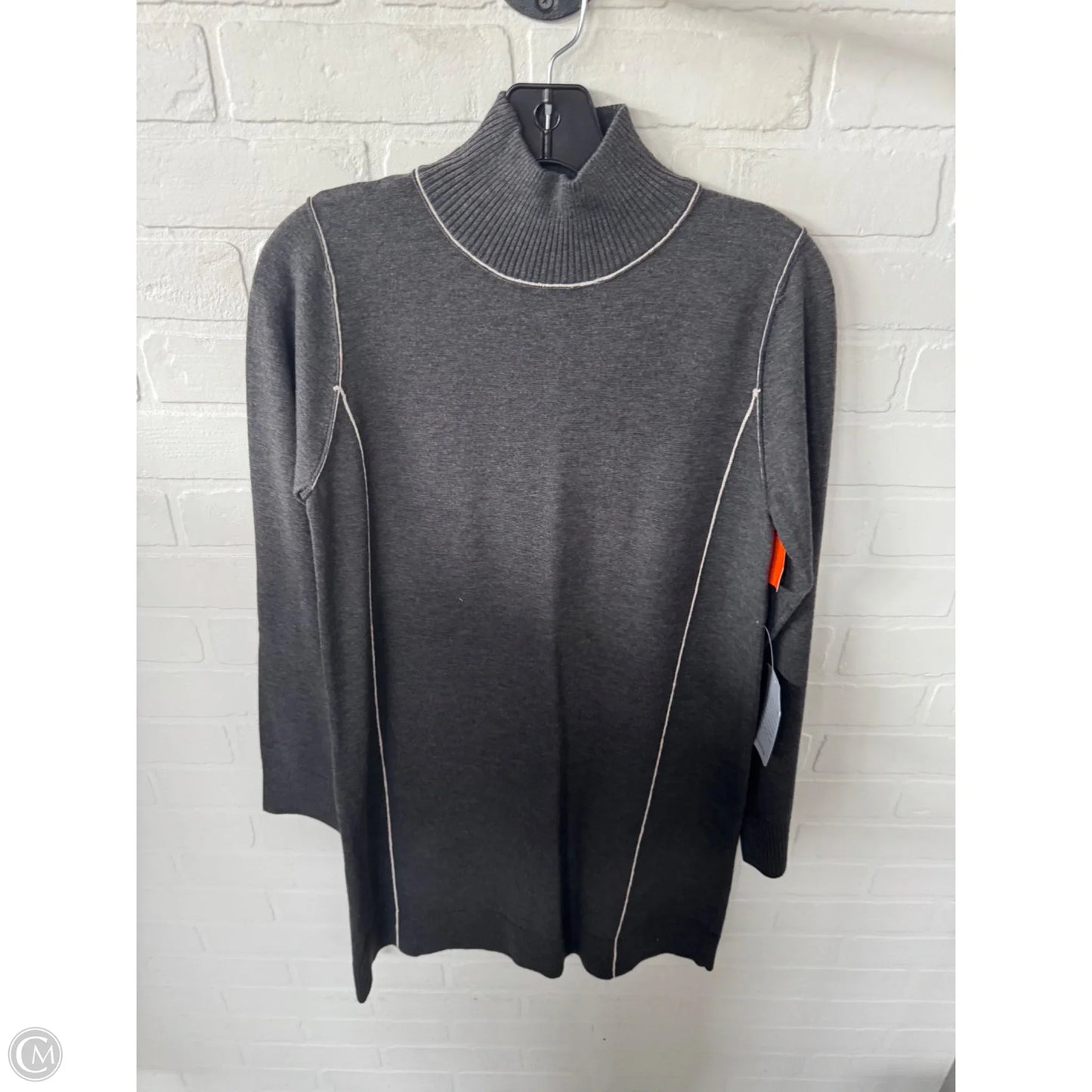 Dress Sweater By Max Studio In Grey, Size: M