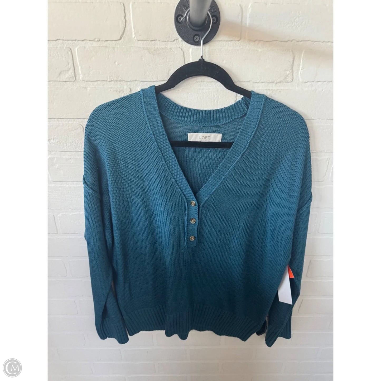 Sweater By Loft In Blue, Size: M