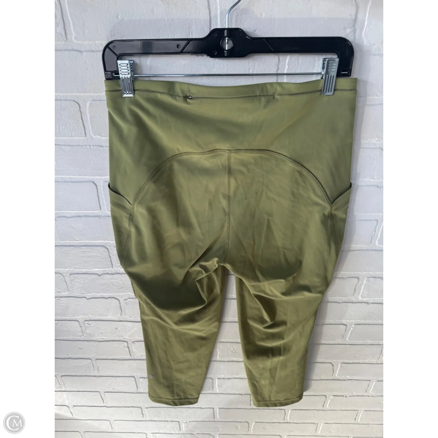 Athletic Capris By Lululemon In Green, Size: 10