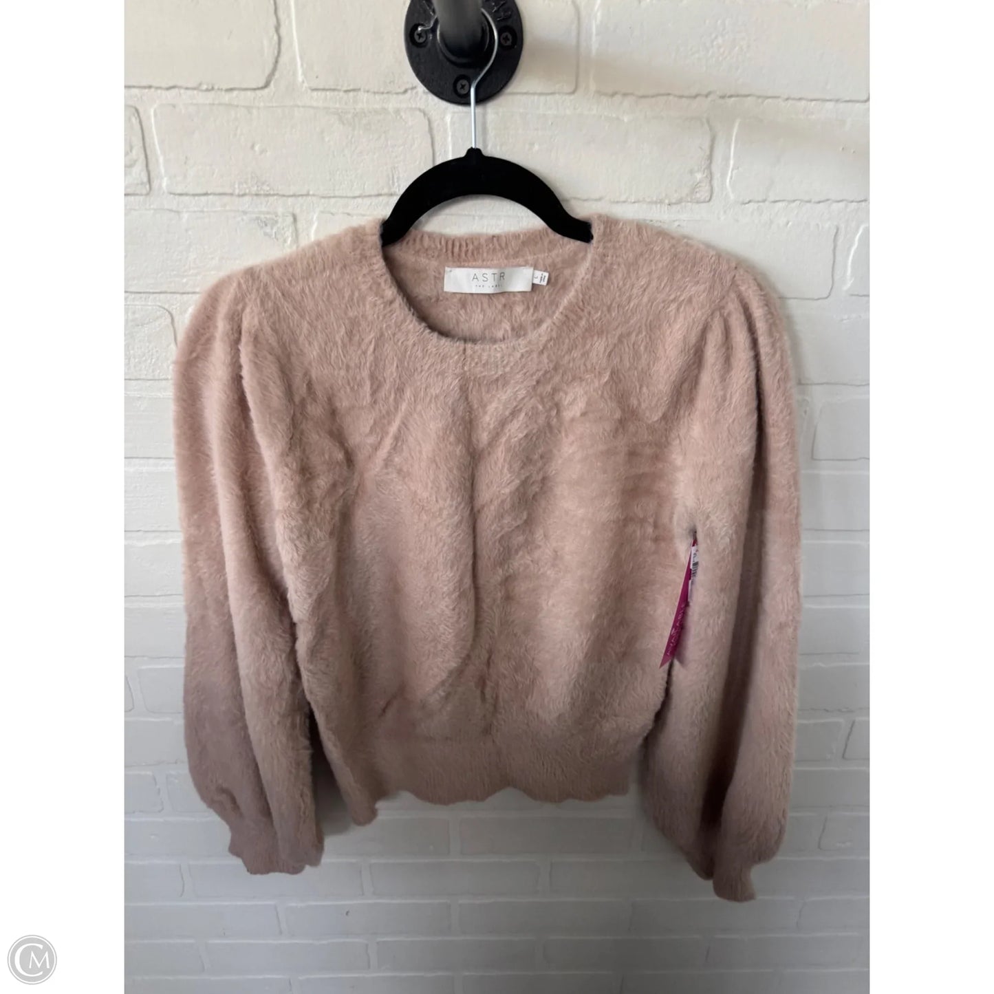 Sweater By Astr In Tan, Size: L