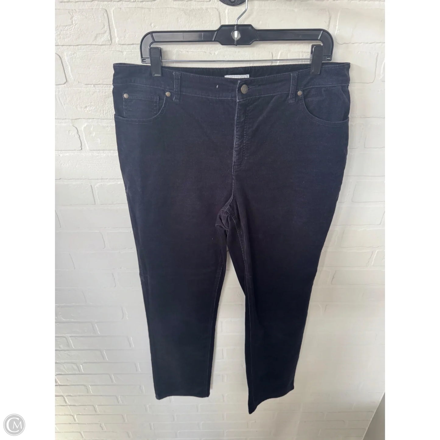 Pants Corduroy By Charter Club In Navy, Size: 14