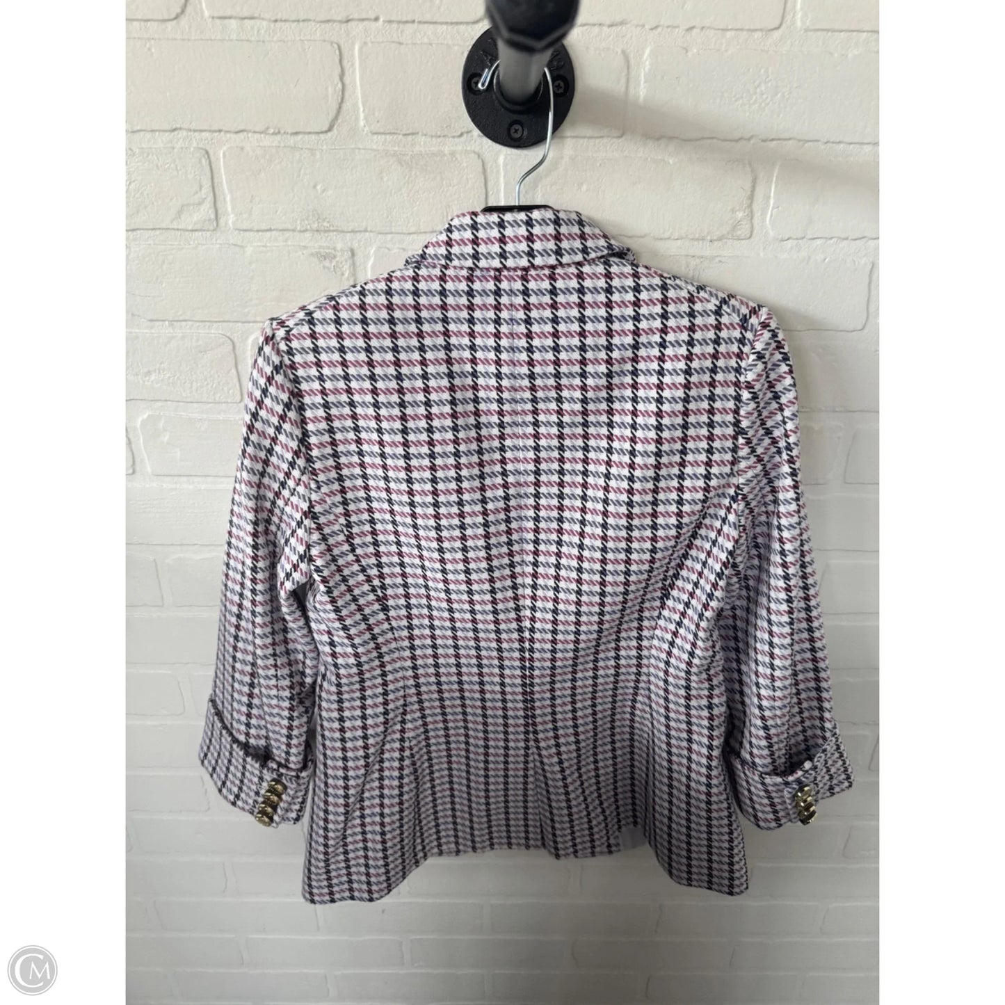 Blazer By Dkny In Purple & White, Size: Sp
