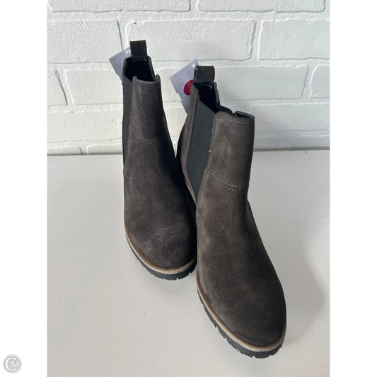 Boots Ankle Heels By Clothes Mentor In Brown, Size: 8.5