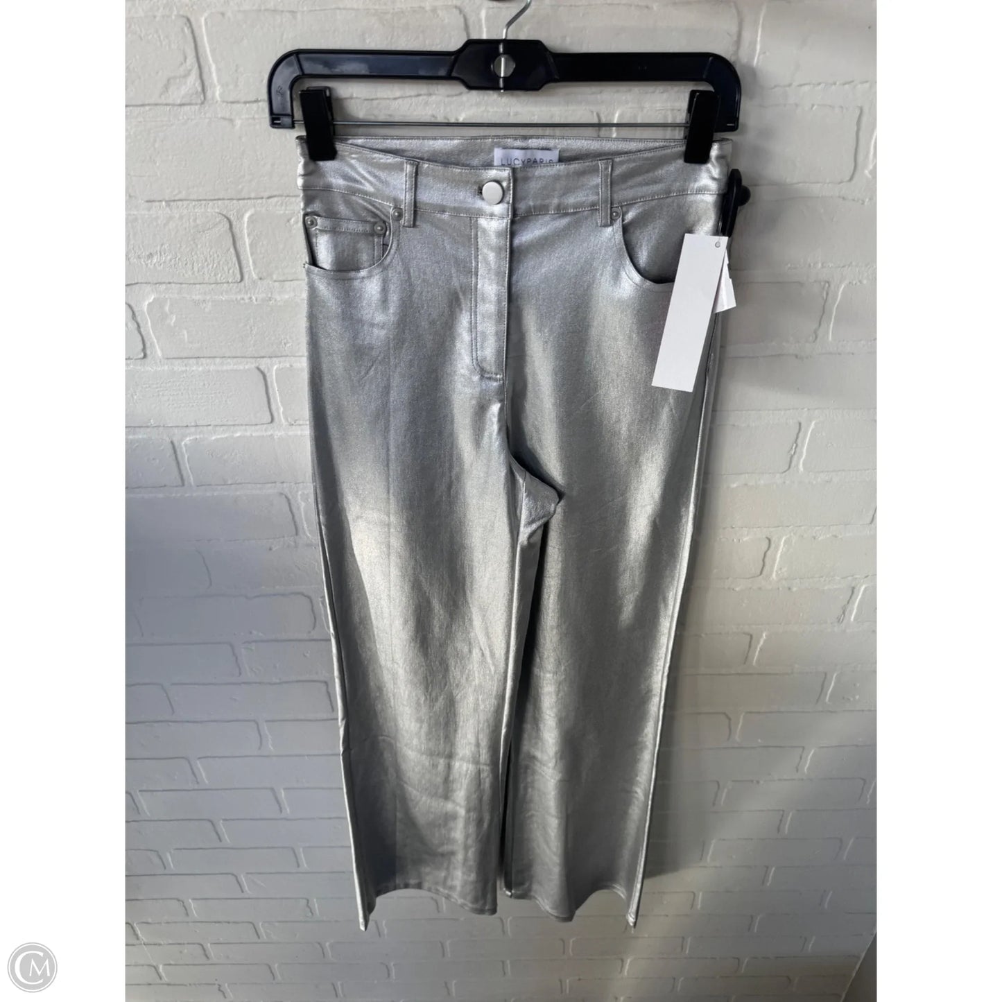 Jeans Flared By Lucy Paris In Silver, Size: 0