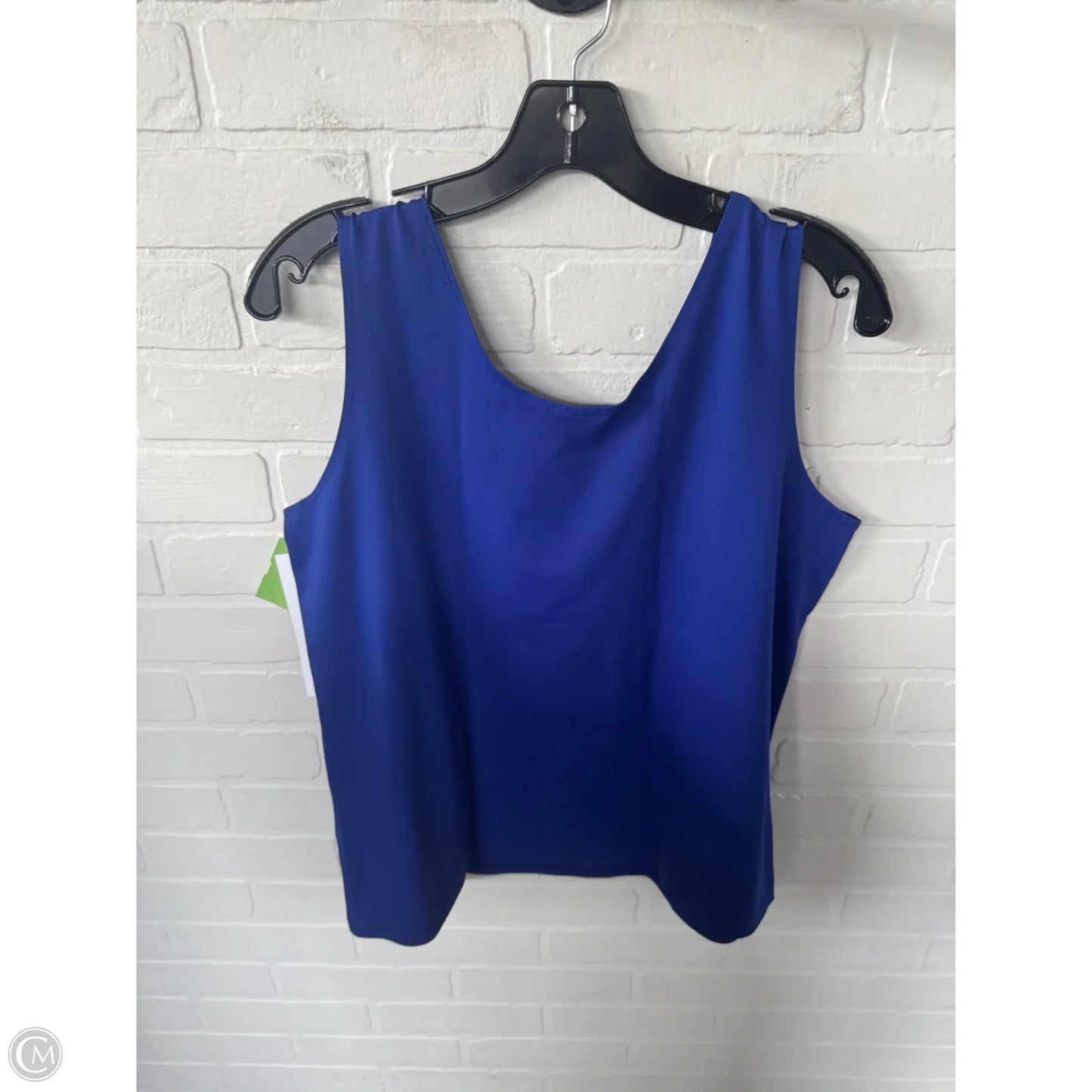 Top Sleeveless By Chicos In Blue, Size: Xl