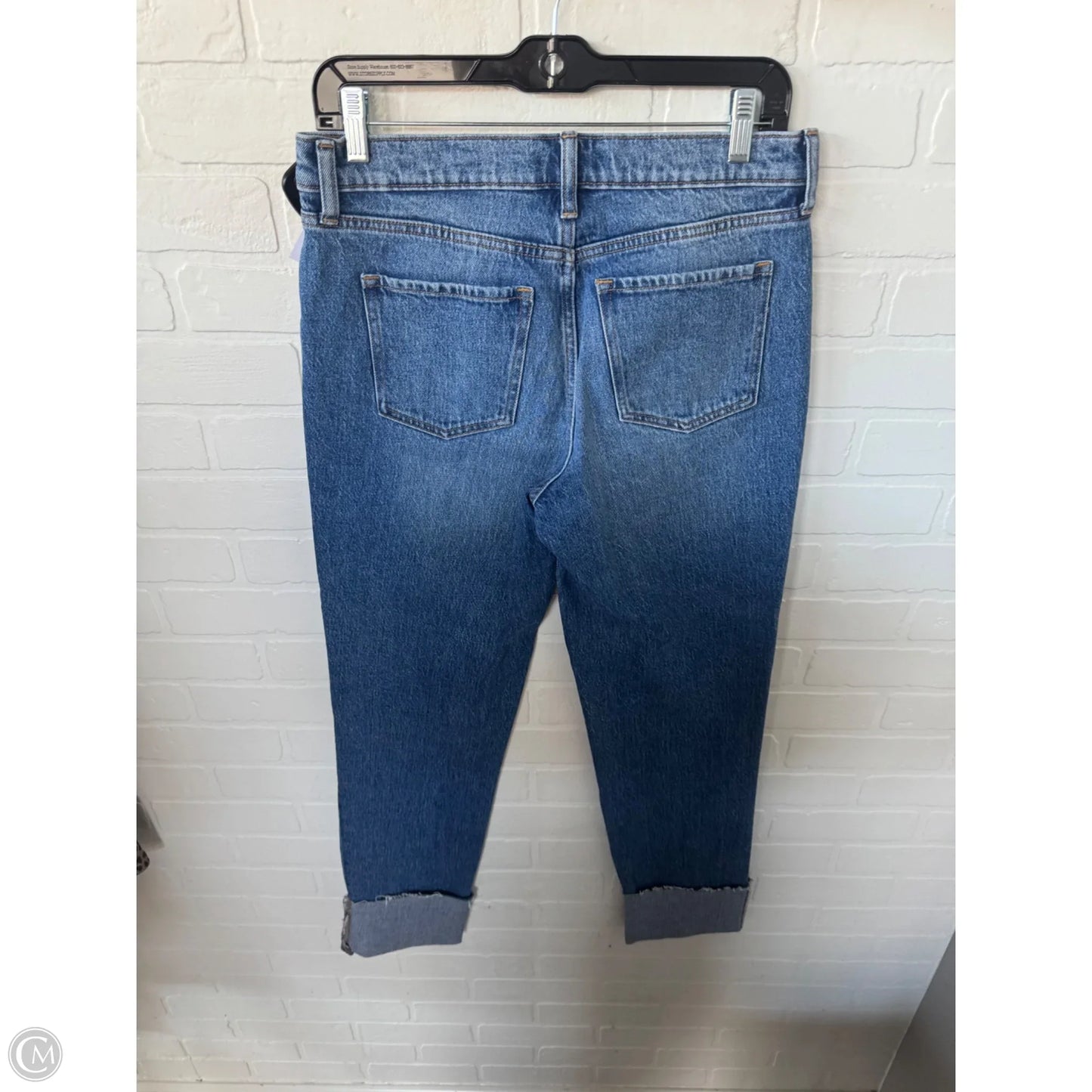 Jeans Straight By Banana Republic In Blue Denim, Size: 2