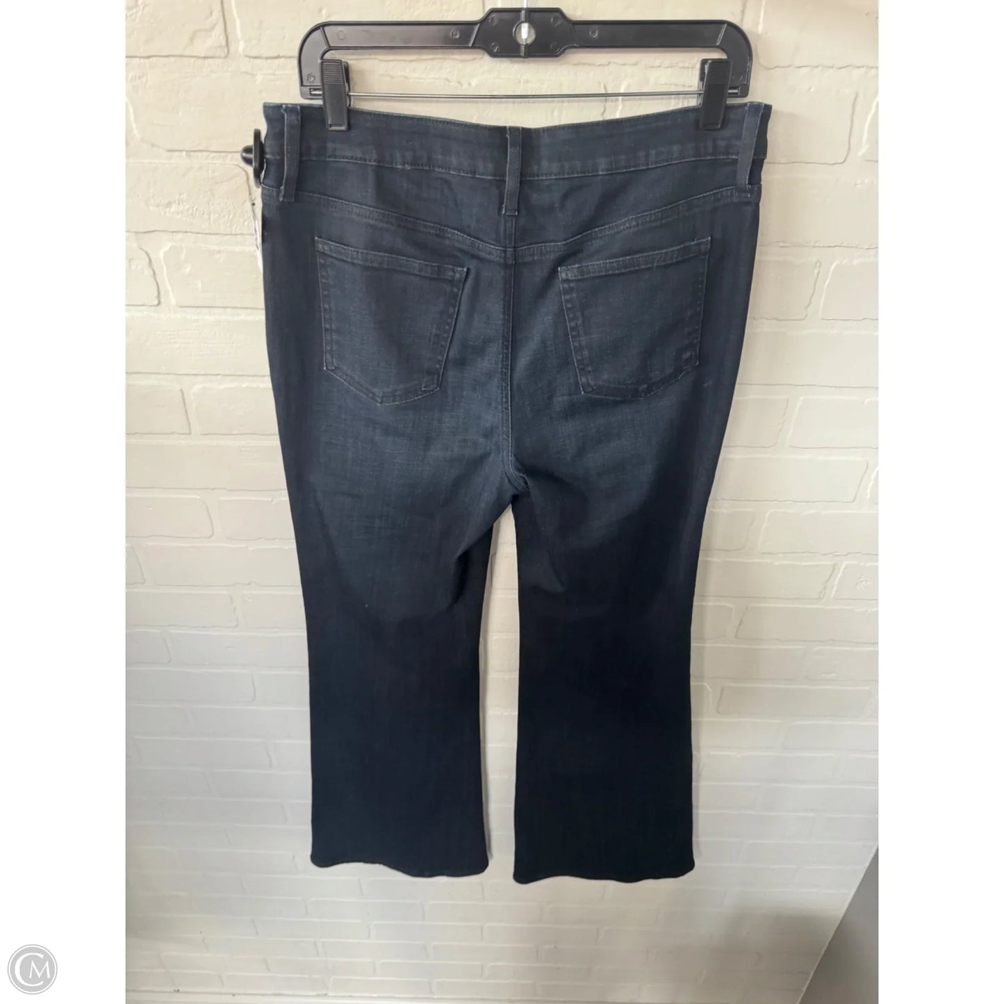 Jeans Flared By Chicos In Blue Denim, Size: 8