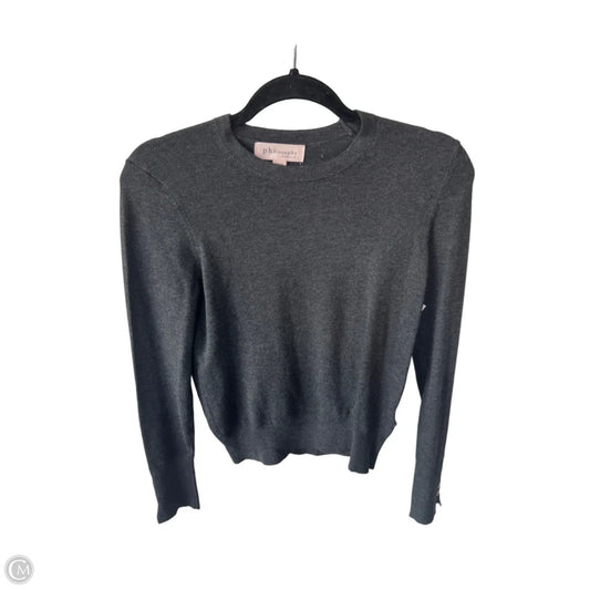 Sweater By Philosophy In Grey, Size: Xs