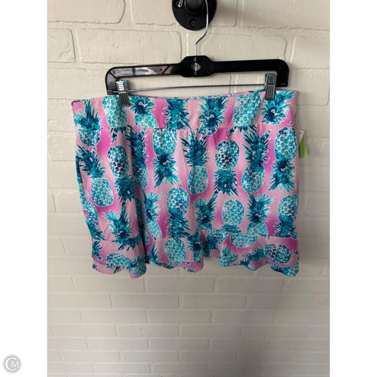 Skort By Cmc In Pink & White, Size: 16