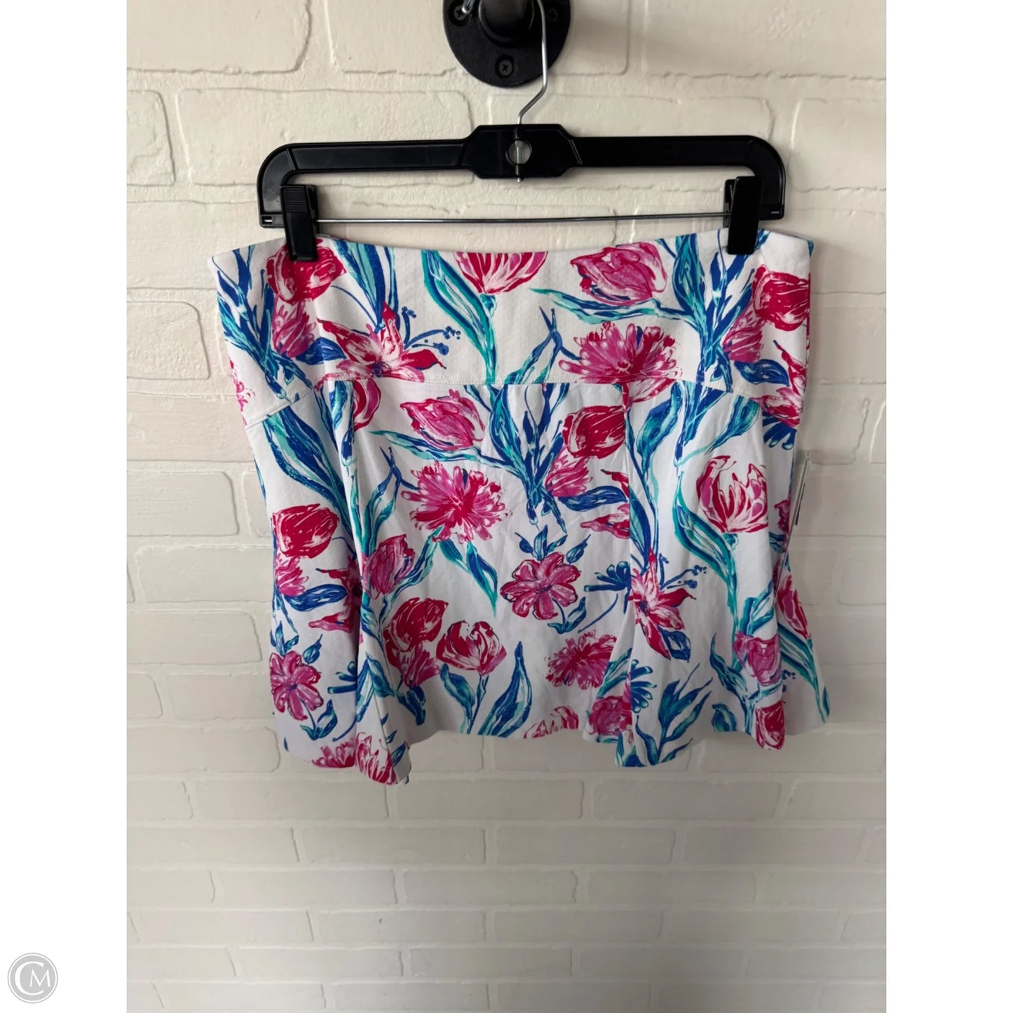 Skort By Cmc In Blue & Pink, Size: 12