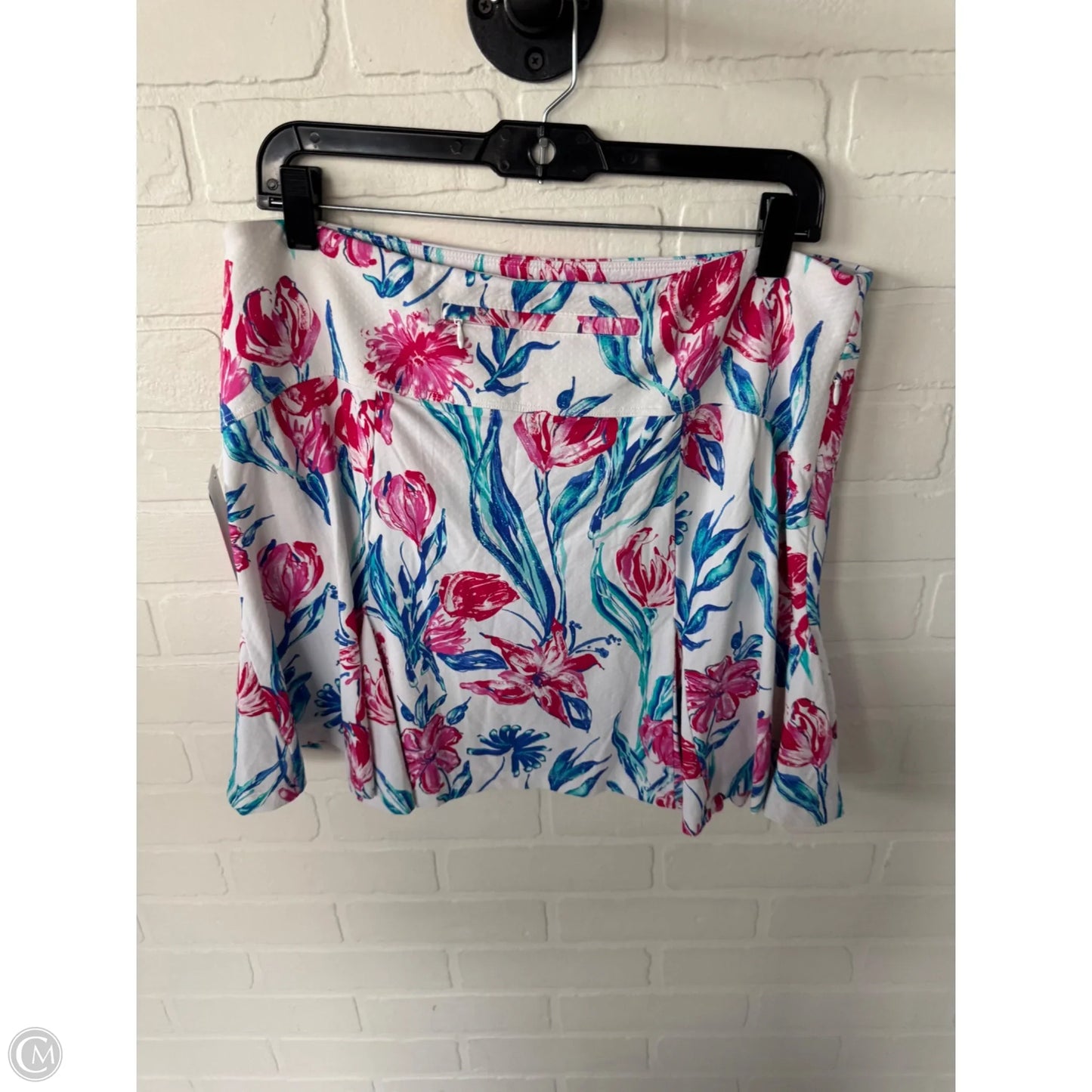 Skort By Cmc In Blue & Pink, Size: 12