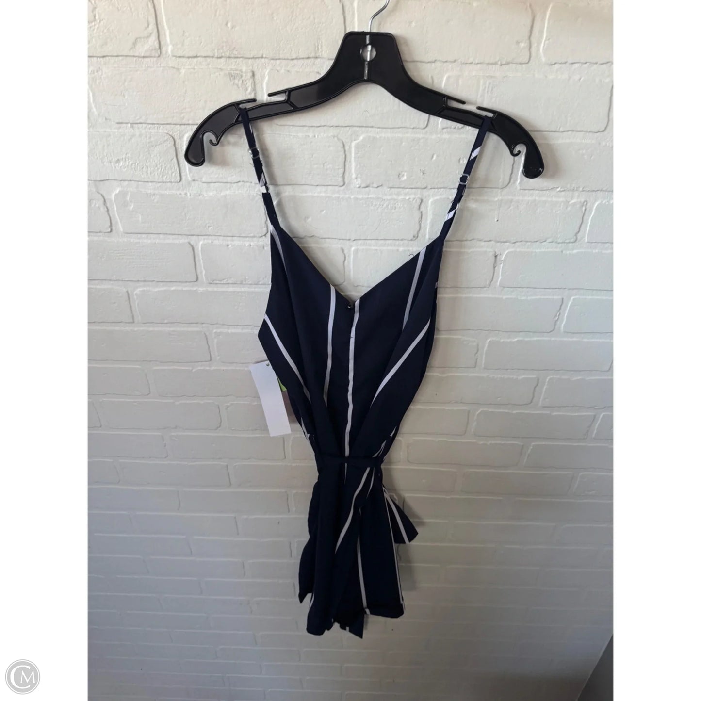 Romper By Cmf In Blue & White, Size: S