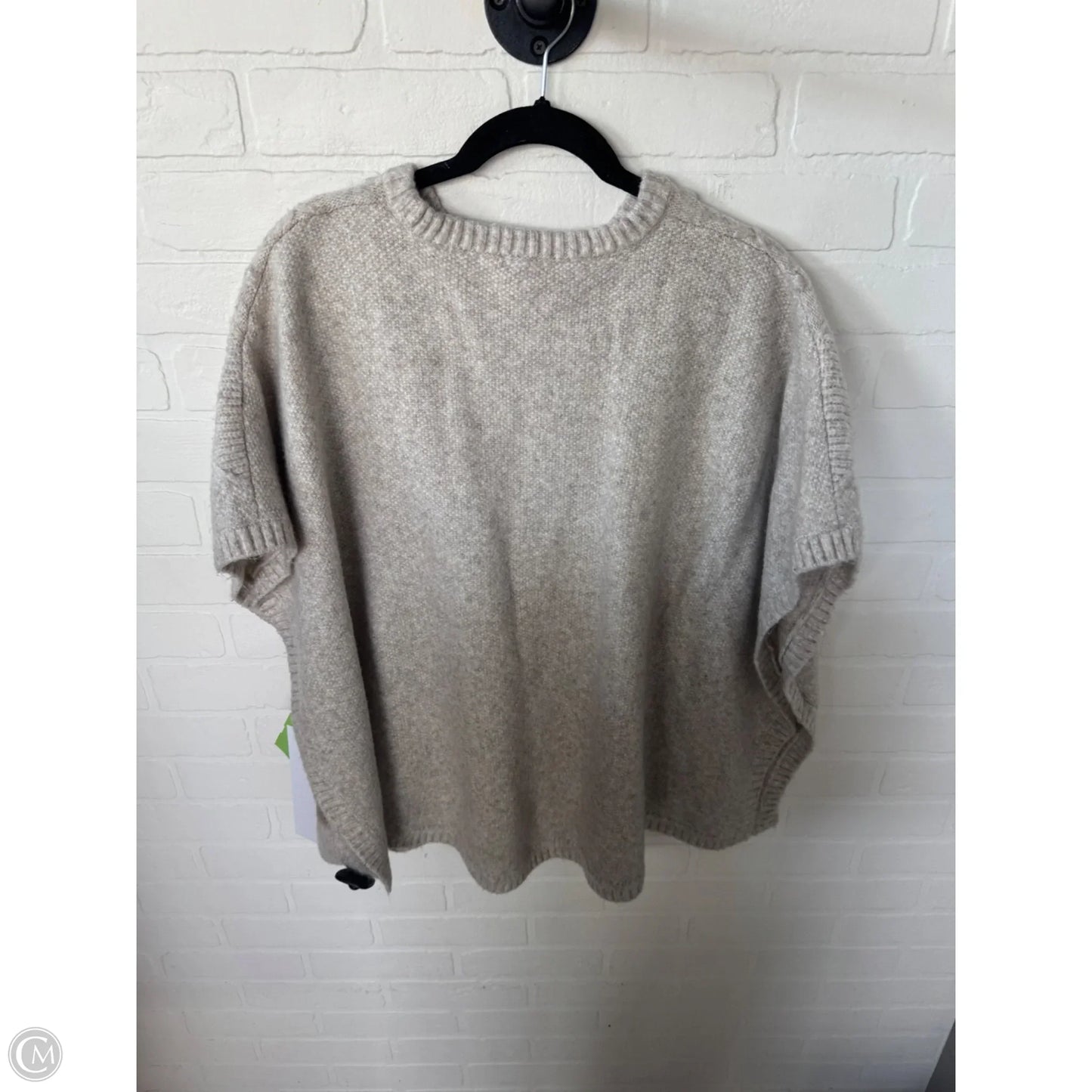 Poncho By Loft In Tan, Size: Xl