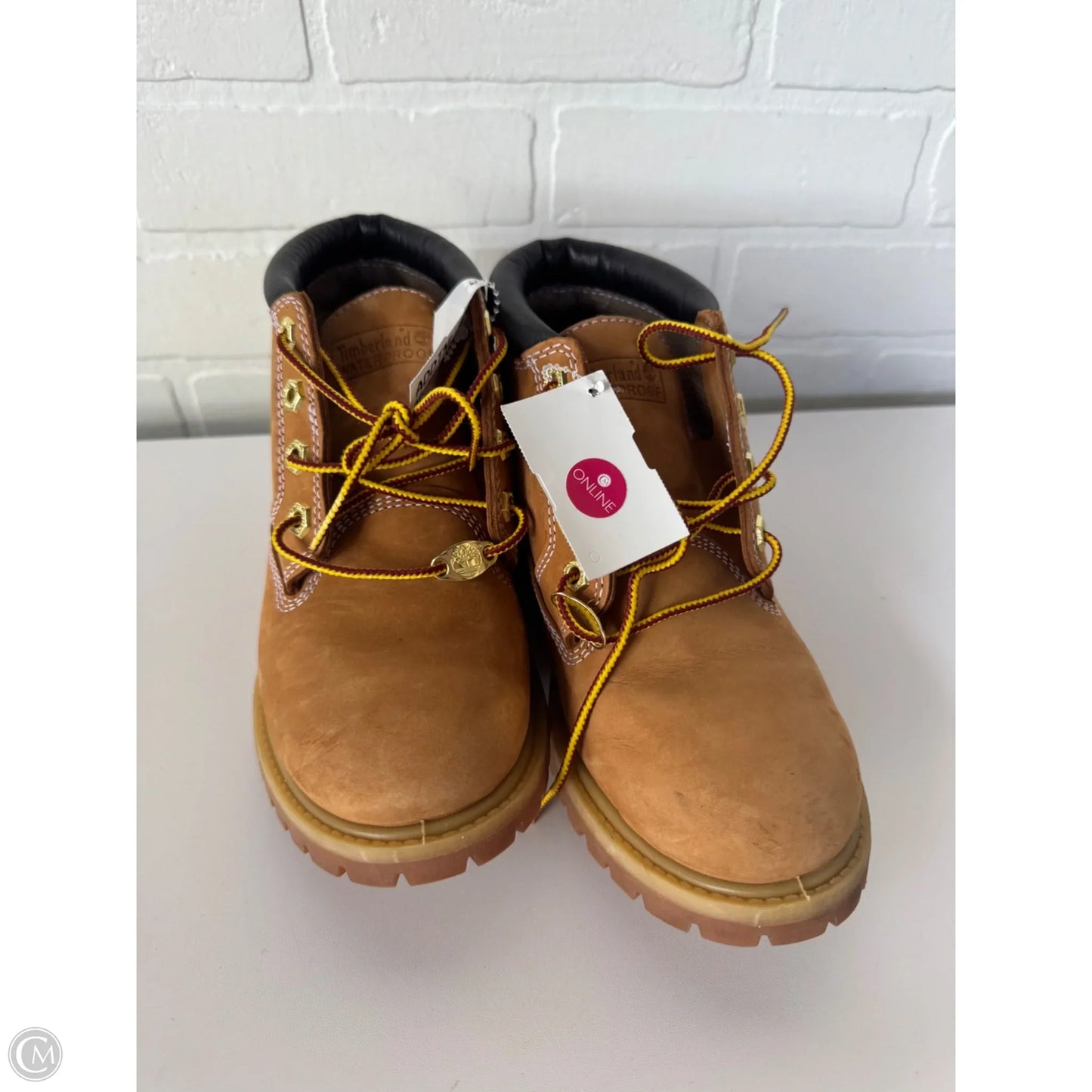 Boots Ankle Flats By Timberland In Tan, Size: 6