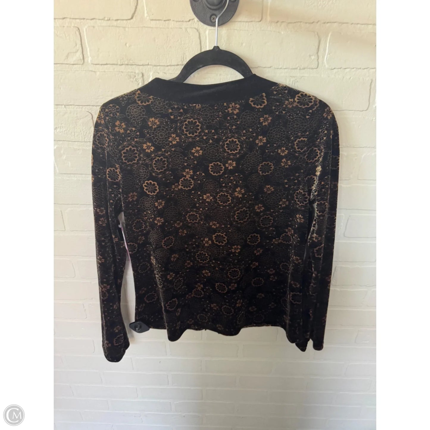 Blazer By Kathy Lee In Black & Gold, Size: S