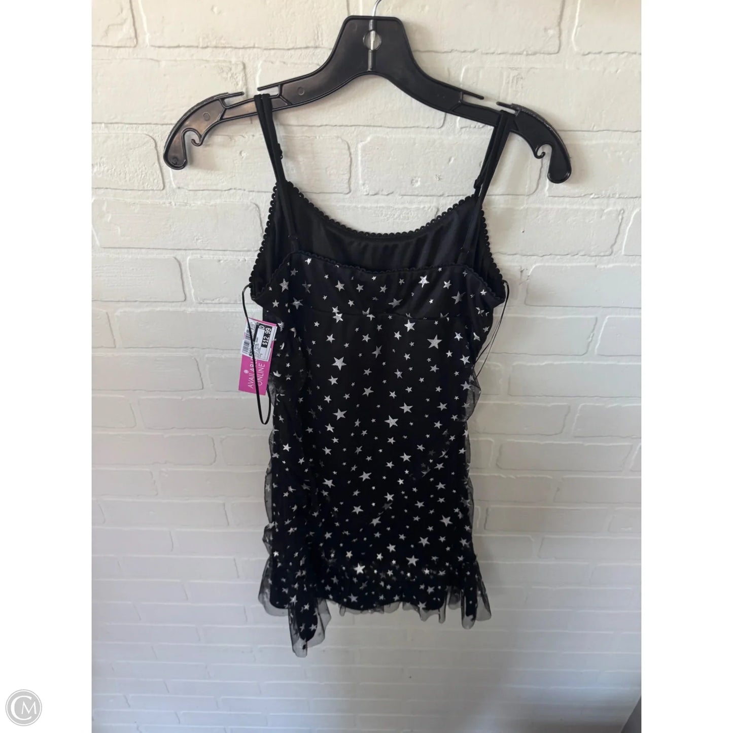 Dress Casual Short By Altard State In Black & Silver, Size: S