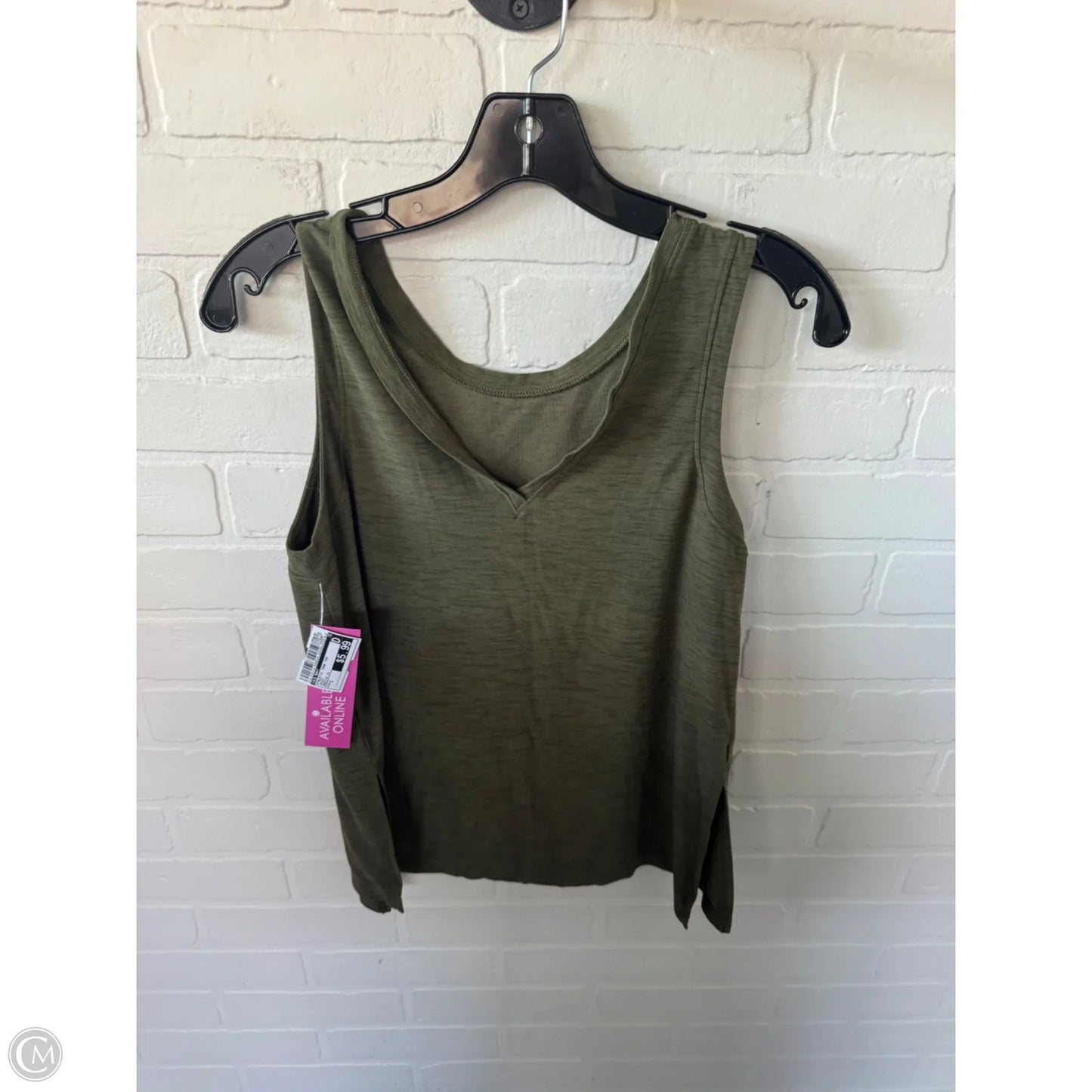 Athletic Tank Top By Old Navy In Green, Size: S
