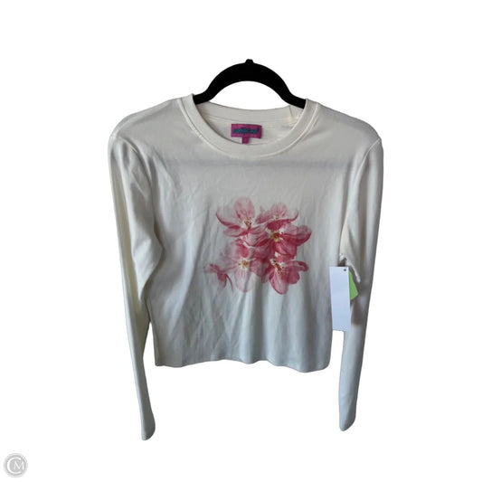 Top Long Sleeve Basic By Edikted In White, Size: L