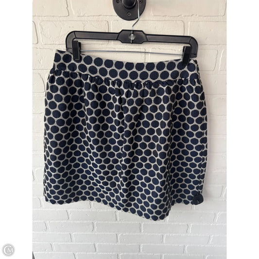 Skirt Designer By Kate Spade In Black & Blue, Size: 12