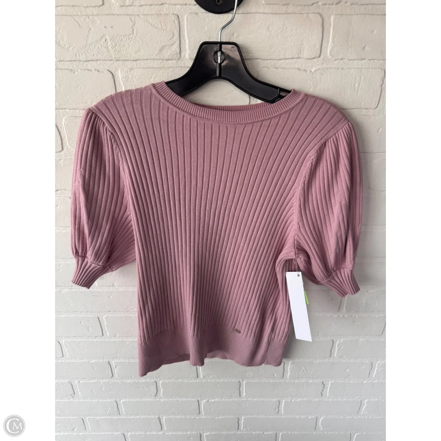 Sweater Short Sleeve By Ted Baker In Pink, Size: S