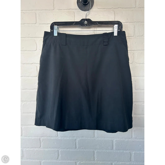 Athletic Skort By Nike Apparel In Black, Size: 8